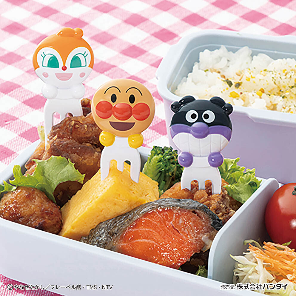 日本直送｜麵包超人食物叉簽6支裝