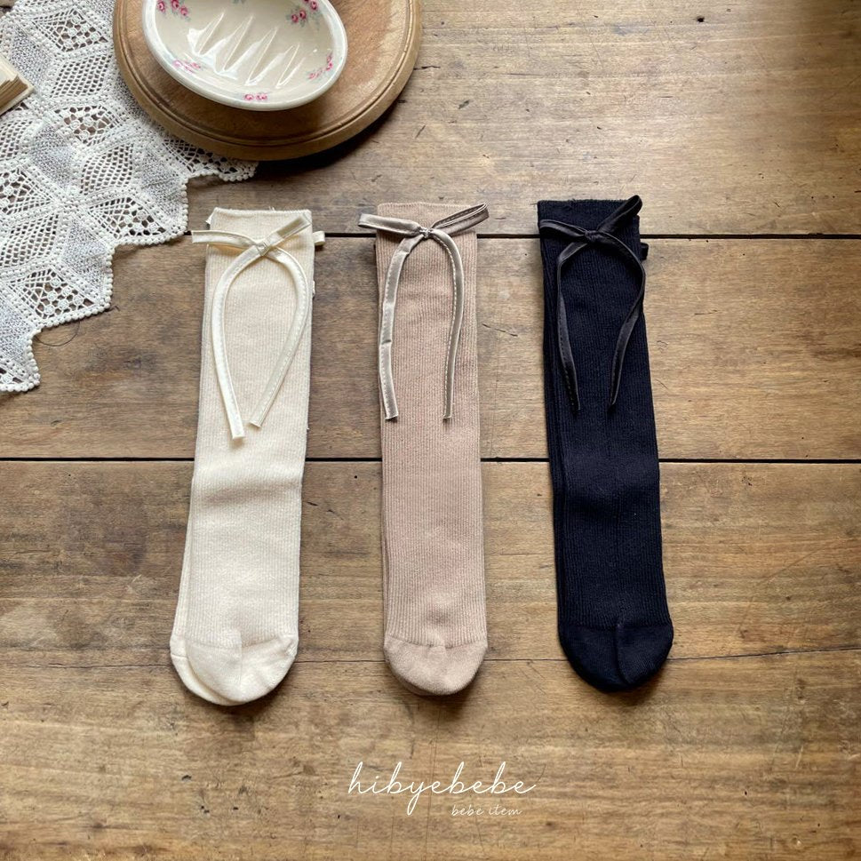 Ballerina Ribbon Knee Socks Set