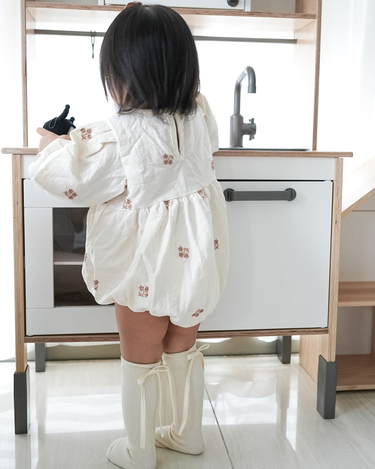 Ballerina Ribbon Knee Socks Set