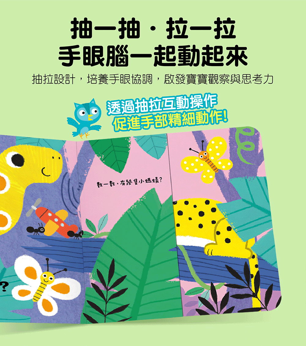 玩得停不下來的抽拉書(全套6冊)